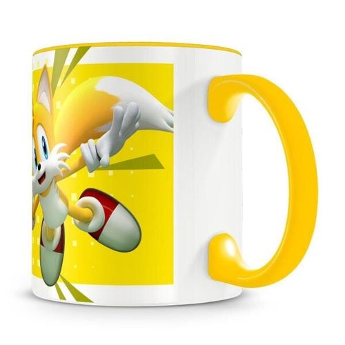 Luminária Sem Fio, Tails Amarelo Personagem Do Sonic