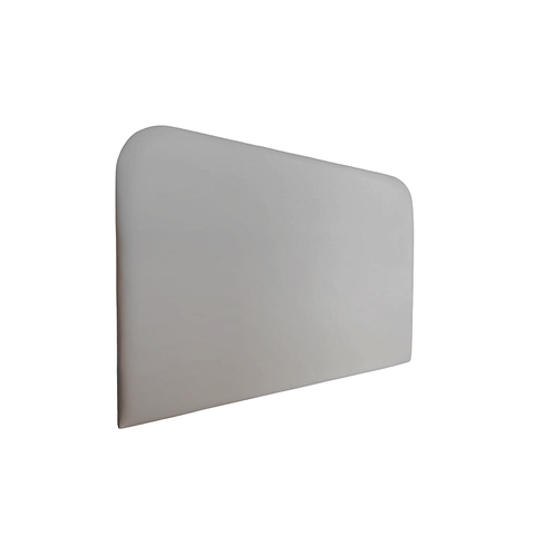 Cabeceira Estofada Queen Orgânica Não É Segredo Linho Impermeável Cinza Claro 160x120