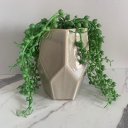 Ver imagem 3 de Vaso de Cerâmica Decorativo Luxo com Pintura Claquelada