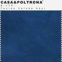 Ver imagem 5 de Kit 2 Poltronas Jade Base Giratória Giromad Veludo Azul - Casaepoltrona