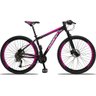 Bicicleta Aluminum Aro 29 Quadro Alumínio 27 Marchas Câmbio Shimano Altus Freio Hidráulico - - Preto - 1