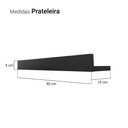 Ver imagem 5 de Kit 2 Prateleiras Porta Temperos 50 x 10cm Preto