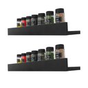 Ver imagem 2 de Kit 2 Prateleiras Porta Temperos 50 x 10cm Preto
