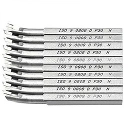 Ferramenta Soldada Interna para Torno Iso9 0808 - 10 Pçs - 2