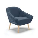 Ver imagem 6 de Kit 01 Namoradeira E 01 Poltrona Suede Azul Marinho