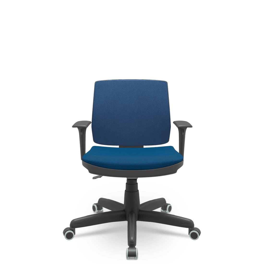 Cadeira Brizza Soft Executiva Poliéster Giratória com Braços Reguláveis e Sistema Backplax - 1
