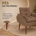 Ver imagem 6 de Kit Poltrona Opala com Design Moderno para Recepção Capuccino