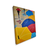 Mini Quadro de Guarda Chuva Decorativo Pintado a Mão 30x25cm - 3