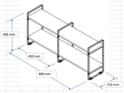 Ver imagem 1 de Nicho Prateleira 25 Cm X 90 Cm - Luxo C/suporte Preto.