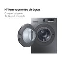 Ver imagem 2 de Lava e Seca 11 Kg Samsung Inox com 12 Programas de Lavagem Wd11a4453bx 220v