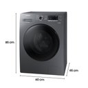 Ver imagem 5 de Lava e Seca 11 Kg Samsung Inox com 12 Programas de Lavagem Wd11a4453bx 220v