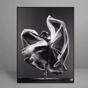 Ver imagem 1 de Quadro Decorativo Bw Ballerina Relevo