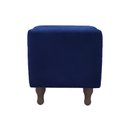 Ver imagem 2 de Recamier Baú Félix 120cm Suede Azul Marinho - Dominic Decor Felix