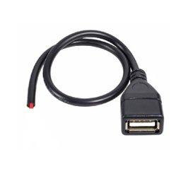 Cabo Rabicho Usb 2.0 a Fêmea 1,5m Blindado Kit 10 Cabos - 3