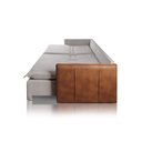 Ver imagem 5 de Sofá Cama Retrátil Logan Almofadas Soltas 2m Detalhe em Courino Jc Estofados