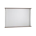 Ver imagem 5 de Conjunto Rack 60812 + Painel 50513 para Sala Pés Luiz Xv 2 Gavetas 2 Portas - Branco/imbuia