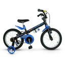 Ver imagem 2 de Bicicleta Infantil Aro 16 Aro em Alumínio com Rodinhas Menino Apollo - Nathor