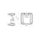 Ver imagem 2 de Parafusadeira-furadeira 12 V Tramontina À Bateria 16 Peças