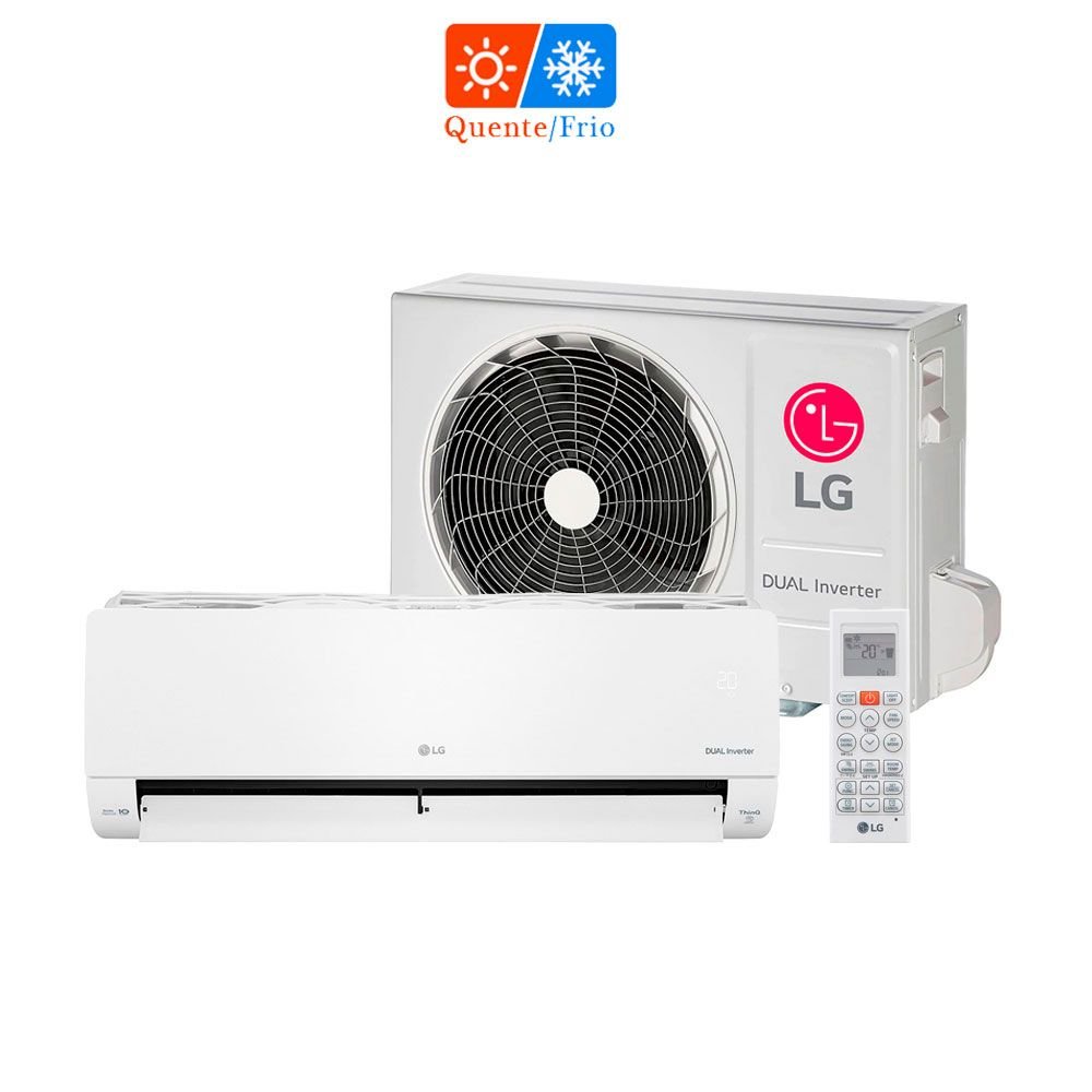 Ar Condicionado Split LG 12000 BTUs Dual Inverter Voice Quente/Frio 220V S4-W12JA31B - 2