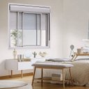 Ver imagem 7 de Janela Integrada Veneziana Alumínio 3 Folhas 120cm x 120cm Sasazaki