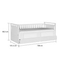 Ver imagem 4 de Bicama Infantil Babá com 2 Gavetas em MDF Lipe Bibox 