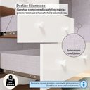 Ver mais imagens de Cômoda Bebê 1 Porta com Janela e 4 Gavetas Mimo 100% MDF Espresso Móveis Branco Brilho