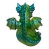 Incensário Cascata Dragão Baby Verde 12 cm Resina - 4