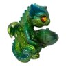 Incensário Cascata Dragão Baby Verde 12 cm Resina - 5