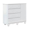 Cômoda Infantil 1 Porta 4 Gavetas 100% MDF Mimo - 2
