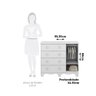 Cômoda Infantil 1 Porta 4 Gavetas 100% MDF Mimo - 4