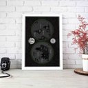Ver imagem 1 de Quadro Decorativo Mapa Nevegação - Branco - 20x30cm
