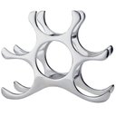 Ver imagem 3 de Adega Rack Suporte para Vinhos 6 Garrafas Inox Casa Bar