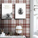 Ver imagem 2 de Papel de Parede Xadrez Color - Várias Cores - Vermelho