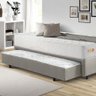 Bicama Box Solteiro Ecoflex 88x188x61cm com Cama Auxiliar e Colchão Ecoline Espuma D33 Firme - 1