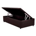 Ver imagem 1 de Cama Box Baú Solteiro Universal Courano Brown (88x188x35) - Costa Rica
