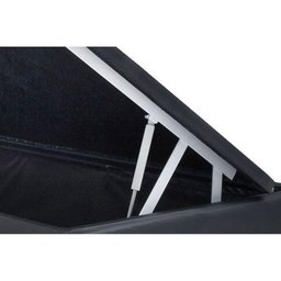 Base Box Baú Casal NK Camas Sintético Cinza 41x138x188 - 2