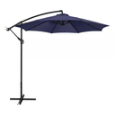 Ver imagem 1 de Ombrelone Articulado Guarda Sol de Praia Jardim Lateral 3 Metros Azul Rm Decor