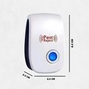 Ver imagem 2 de Repelente Ultrassônico Bivolt Ratos Baratas Mosquitos