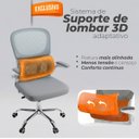 Ver imagem 7 de Cadeira de Escritório Diretor Oficial Atenas sem Apoio - Cinza - 10