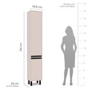 Ver imagem 2 de Armário Paneleiro 36,8cm com 2 Portas 250008 Koya Politorno Moveis