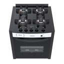 Ver imagem 4 de FOGAO DE EMBUTIR 4 BOCAS VENAX GAUDI PRISMA VITREO BRANCO GAS GLP