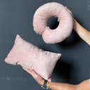 Ver imagem 2 de Kit Almofadas 2/5 Veludo Rose Gold Claro - In9 Decor
