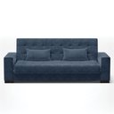 Ver imagem 6 de Sofá Cama 2 Lugares Para Sala De Estar Suede Azul Marinho