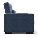 Ver mais imagens de Sofá Cama 2 Lugares Para Sala De Estar Suede Azul Marinho