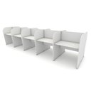 Ver imagem 3 de Espaço de Trabalho Call Center para 10 Pessoas Cz 4,60m F5 Cor:cinza