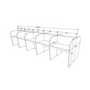 Ver imagem 2 de Espaço de Trabalho Call Center para 10 Pessoas Cz 4,60m F5 Cor:cinza