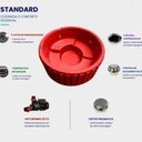 Ver imagem 5 de Eco Spa Standard: Banheira de Hidromassagem Portátil com Jatos de Hidromassagem Ouro Fino Vermelho