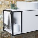 Ver imagem 5 de Gabinete Susp e Cuba Marmore Sintetico P1019x941012 Branco Branco Pp
