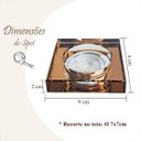 Ver imagem 6 de Spot Cristal Quadrado Embutir Cobre Gu10 Dicroica Ac594