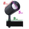 Trilho Eletrificado 1M + 4 Spots 7W 6000K Bivolt Preto St495 - 3